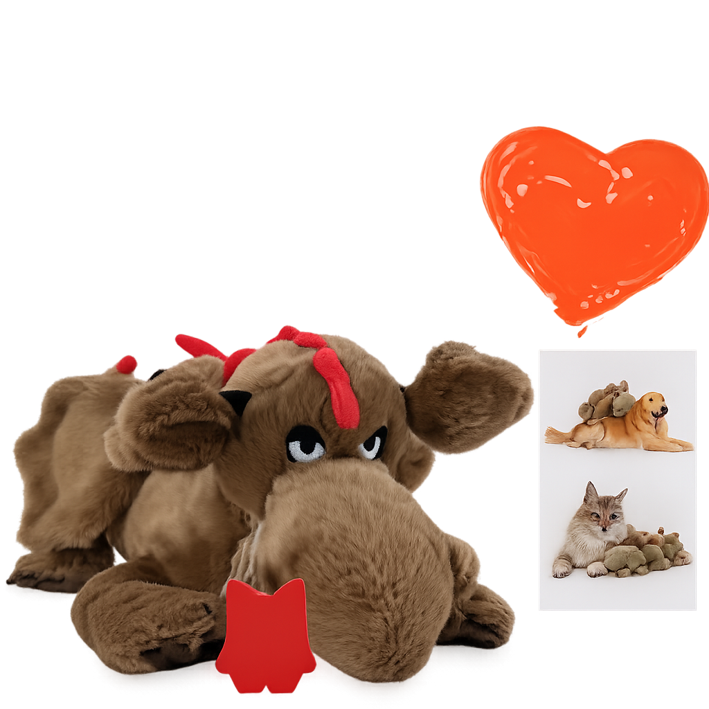 Moose Brown Bear plush toy